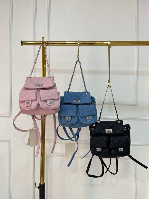Ladies Style Mini Hand and Back Pack Bag